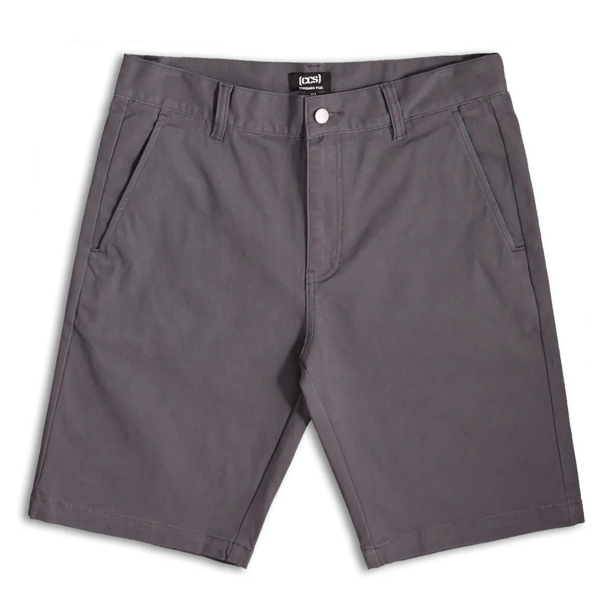 CCS Stretch Chino Shorts - Grey - Image 2