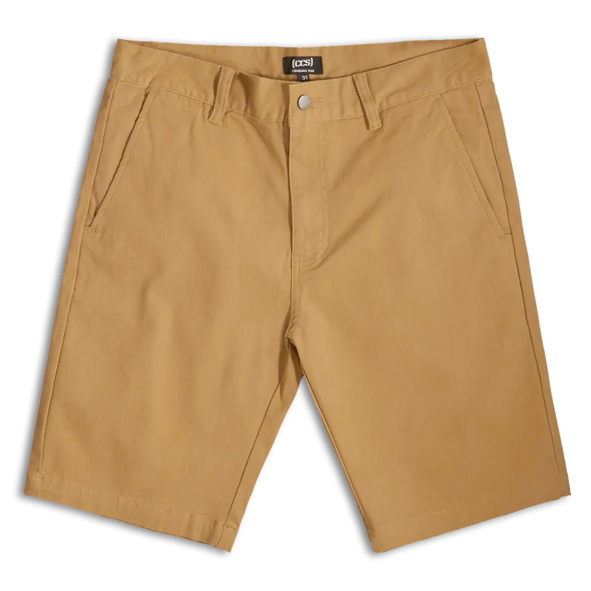 CCS Stretch Chino Shorts - Khaki - Image 2
