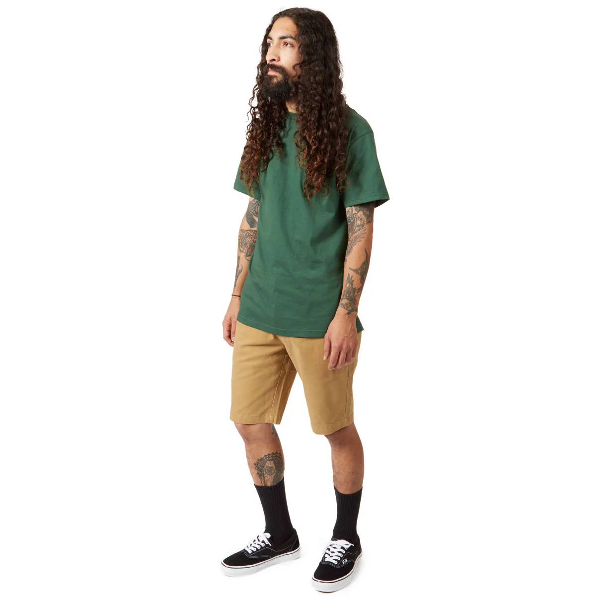 CCS Stretch Chino Shorts - Khaki - Image 3