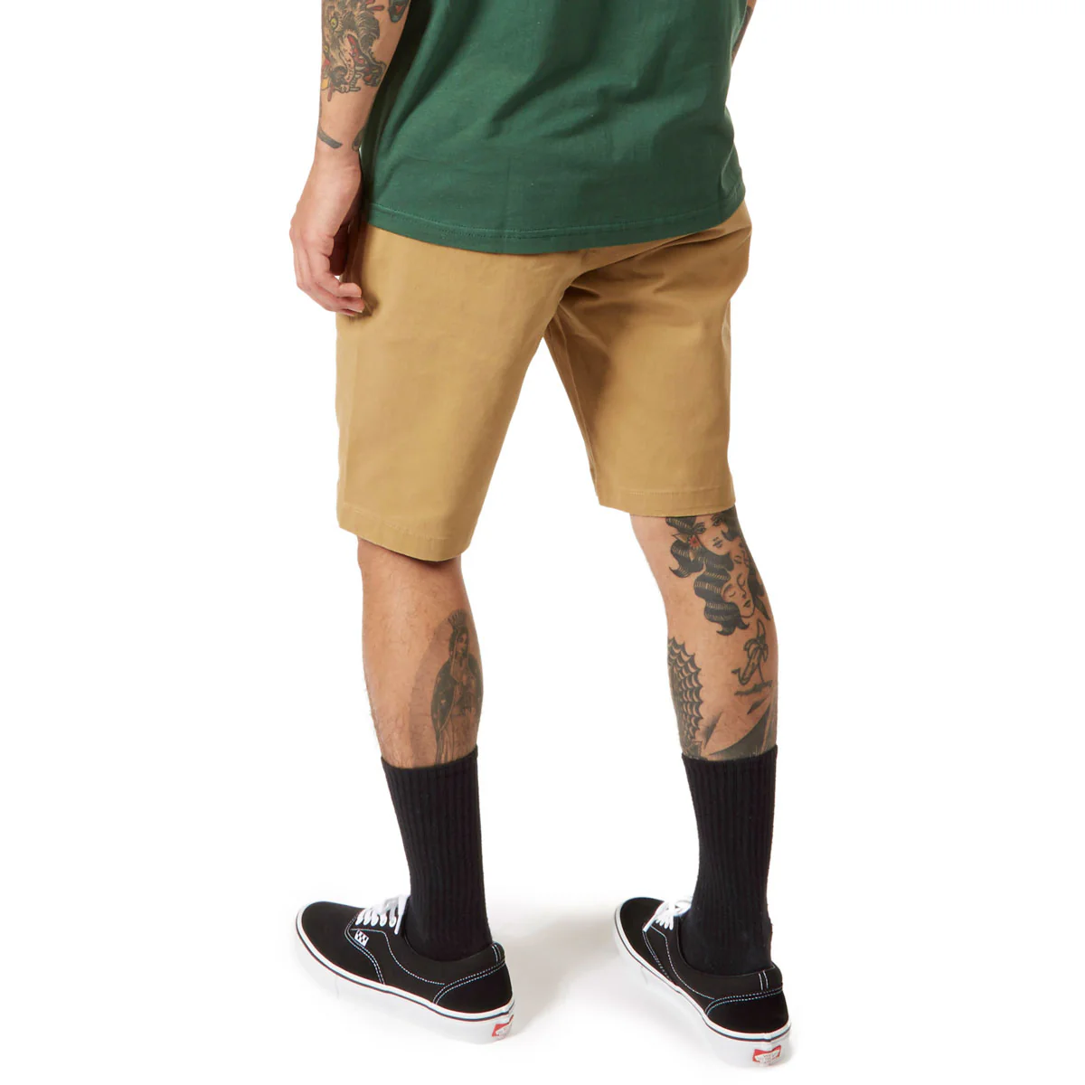 CCS Stretch Chino Shorts - Khaki - Image 4