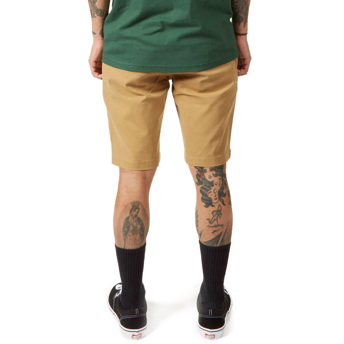 CCS Stretch Chino Shorts - Khaki - Image 5