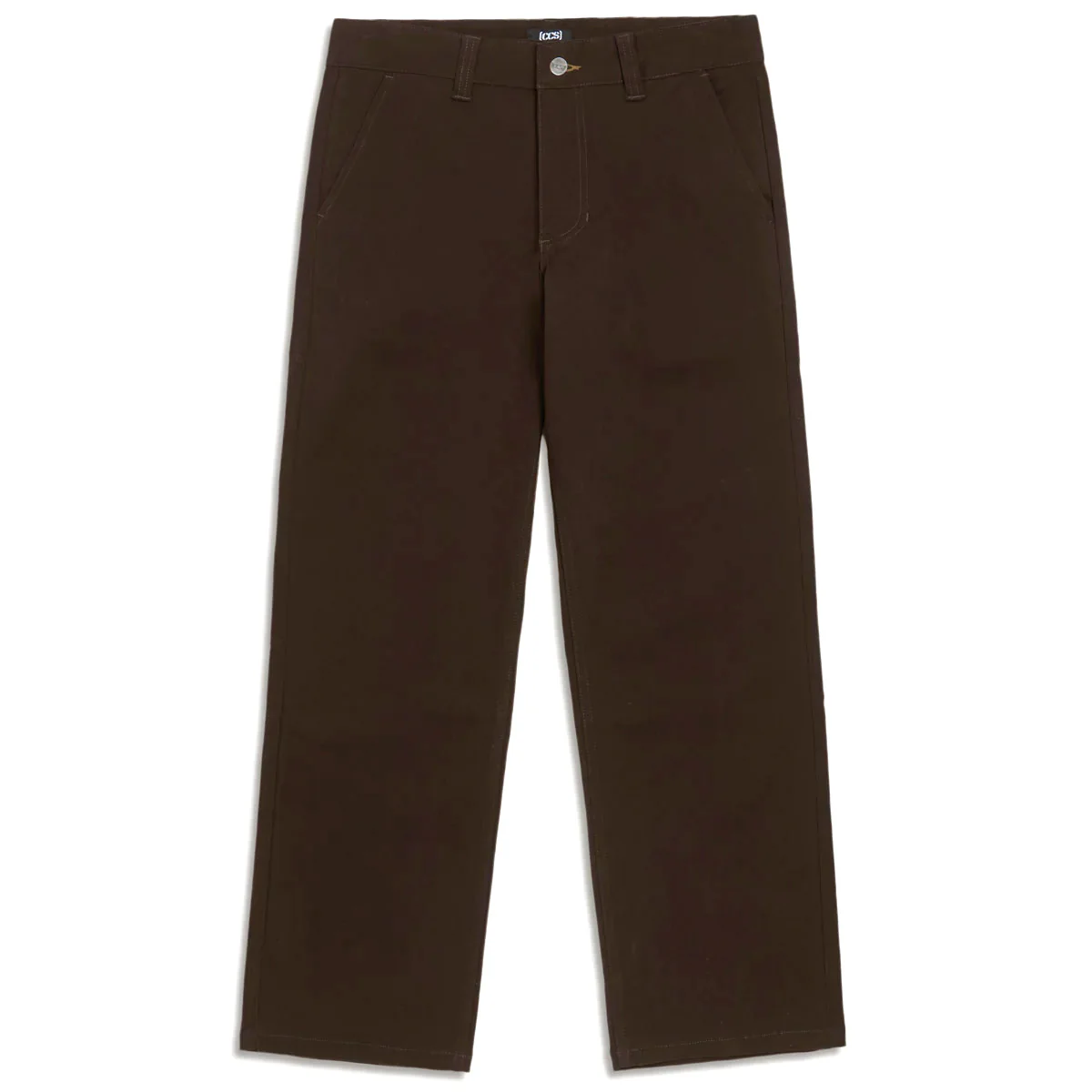 CCS Relaxed Stretch Chino Pants - Brown - Image 3