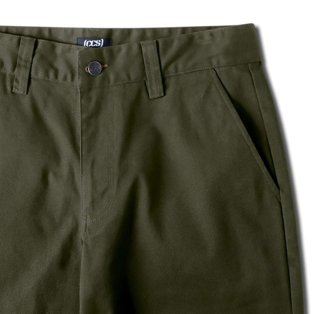CCS Relaxed Stretch Chino Pants - Olive - Image 6