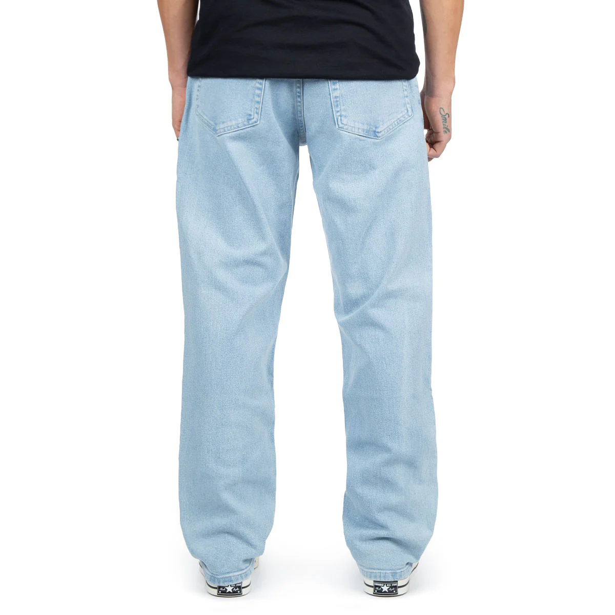 CCS Relaxed Stretch Denim Jeans - 12oz Bleach Wash - Image 4