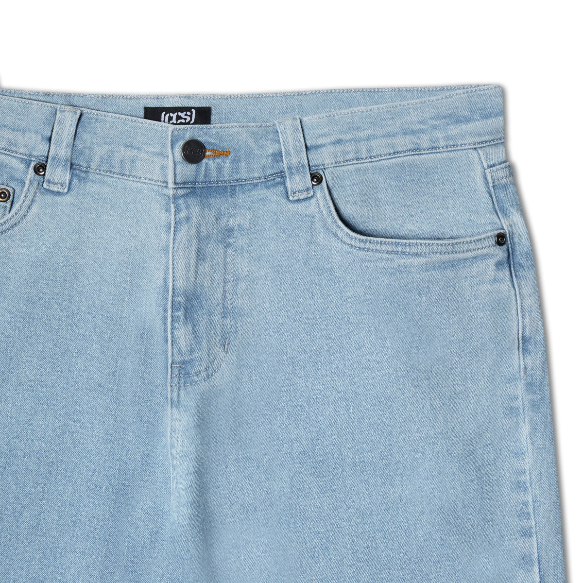 CCS Relaxed Stretch Denim Jeans - 12oz Bleach Wash - Image 6