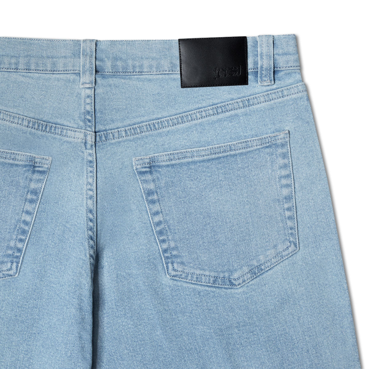 CCS Relaxed Stretch Denim Jeans - 12oz Bleach Wash - Image 7