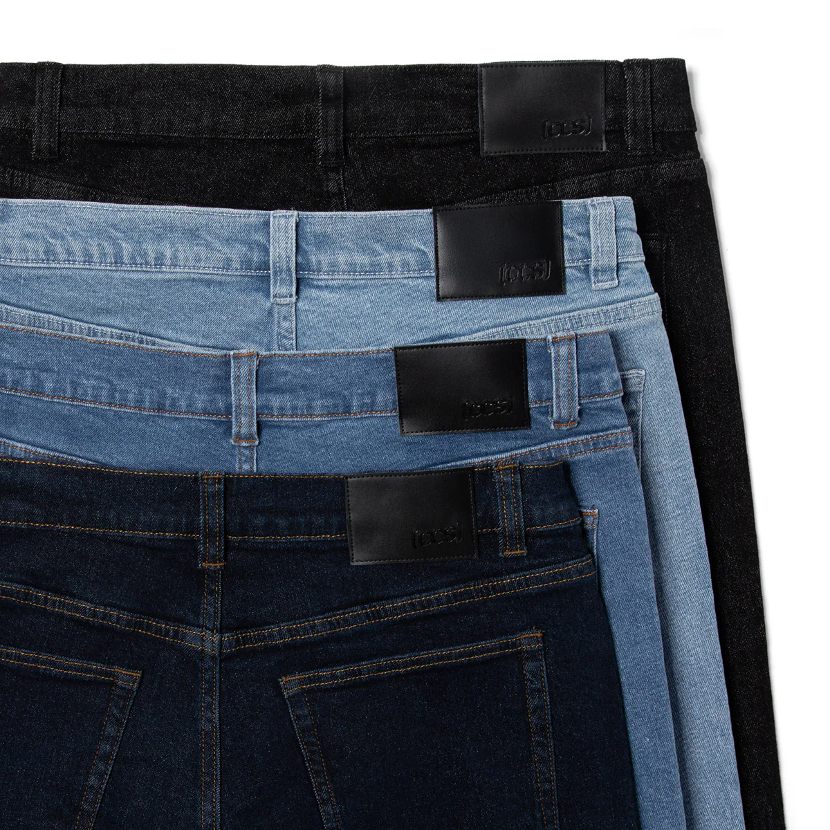 CCS Relaxed Stretch Denim Jeans - 12oz Rinse - Image 6
