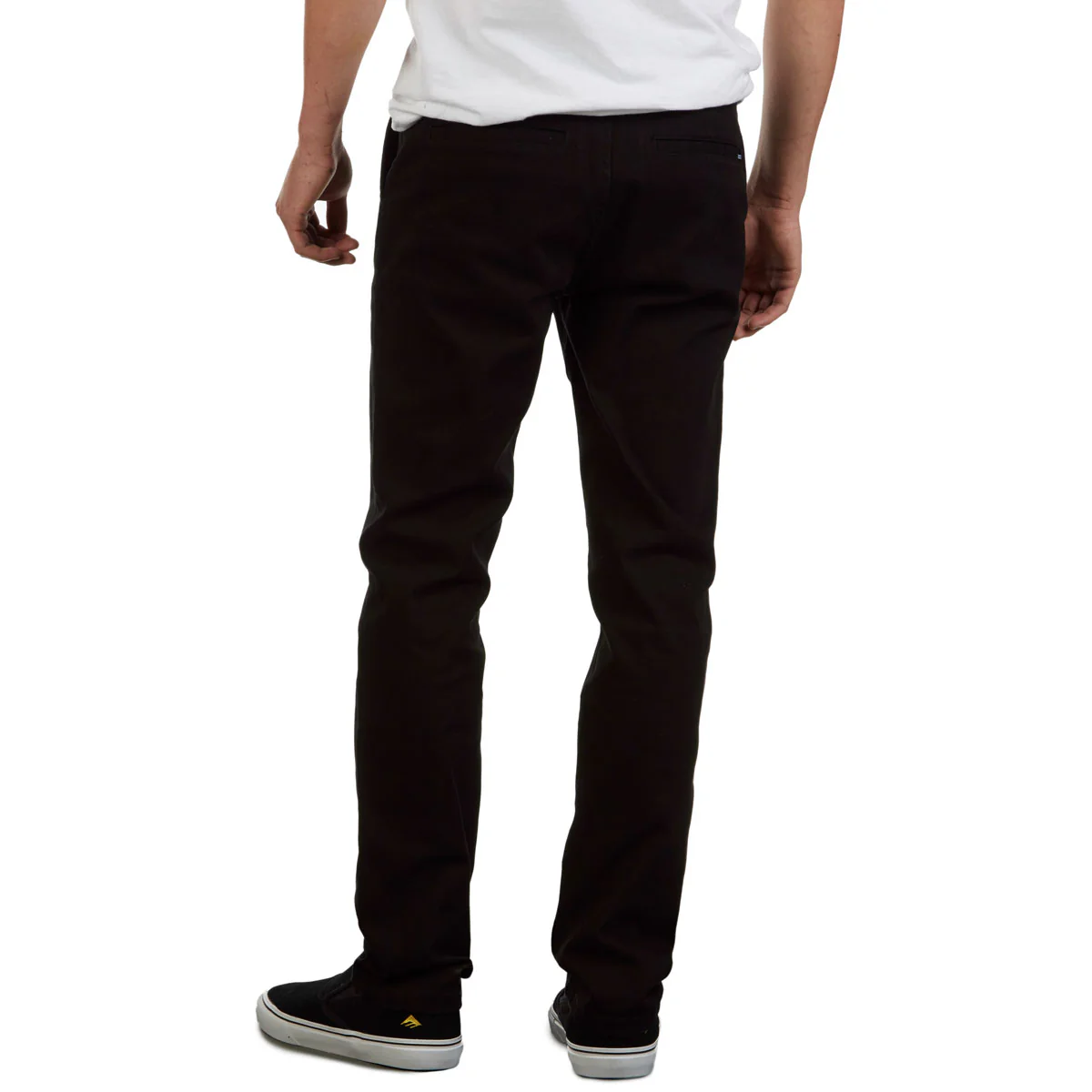 CCS Slim Stretch Chino Pants - Black - Image 5