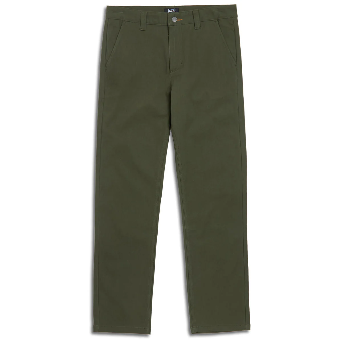 CCS Slim Stretch Chino Pants - Olive - Image 2