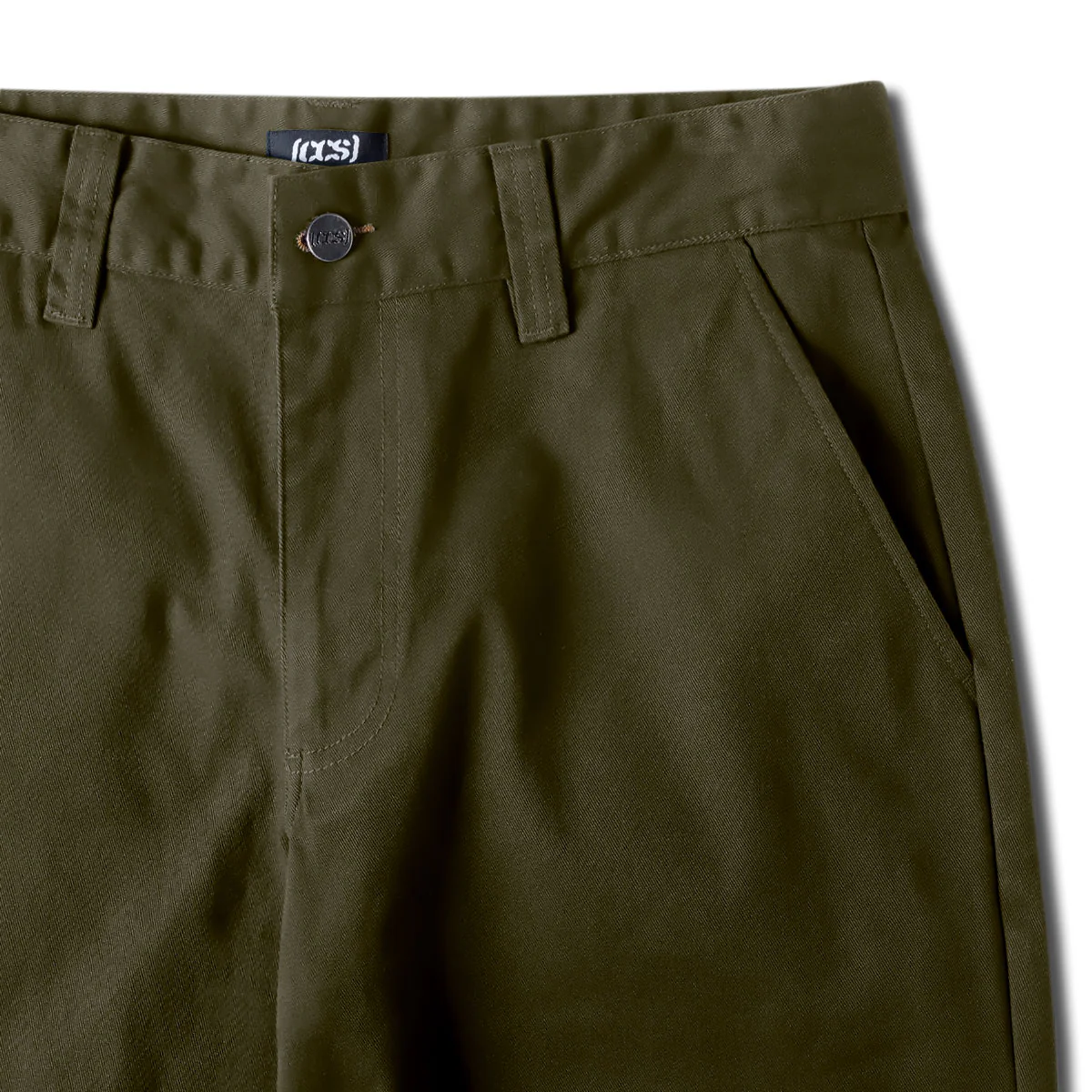 CCS Slim Stretch Chino Pants - Olive - Image 6