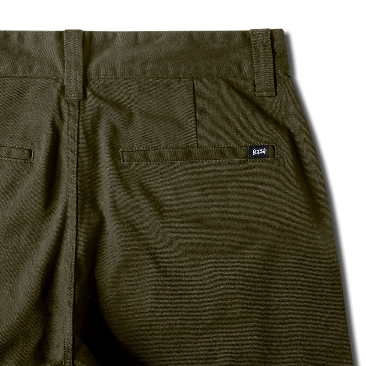 CCS Slim Stretch Chino Pants - Olive - Image 7