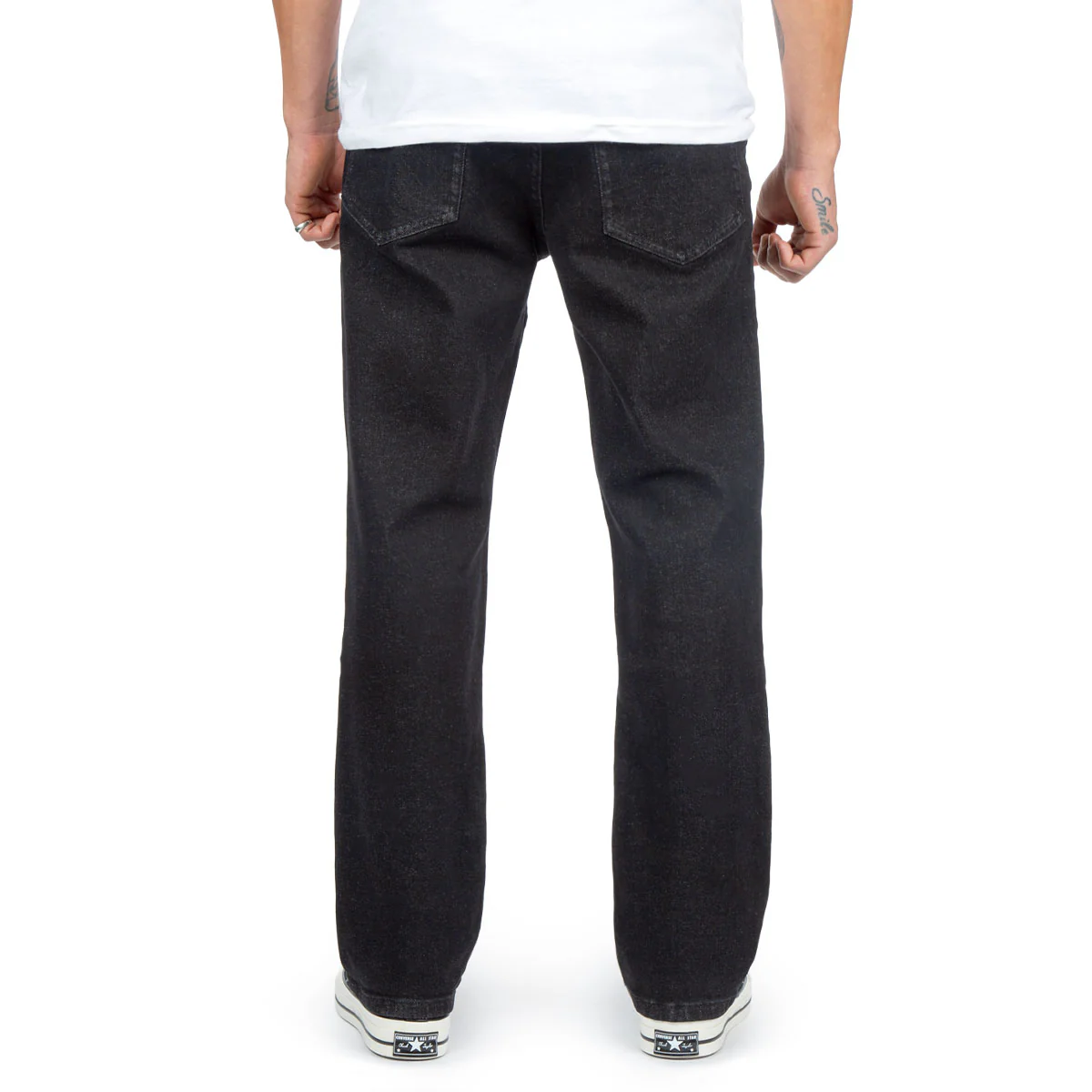 CCS Slim Stretch Denim Jeans - 12oz Black - Image 4