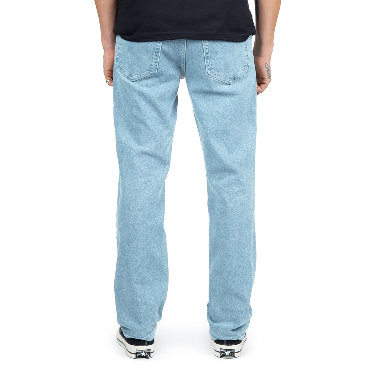 CCS Slim Stretch Denim Jeans - 12oz Bleach Wash - Image 4