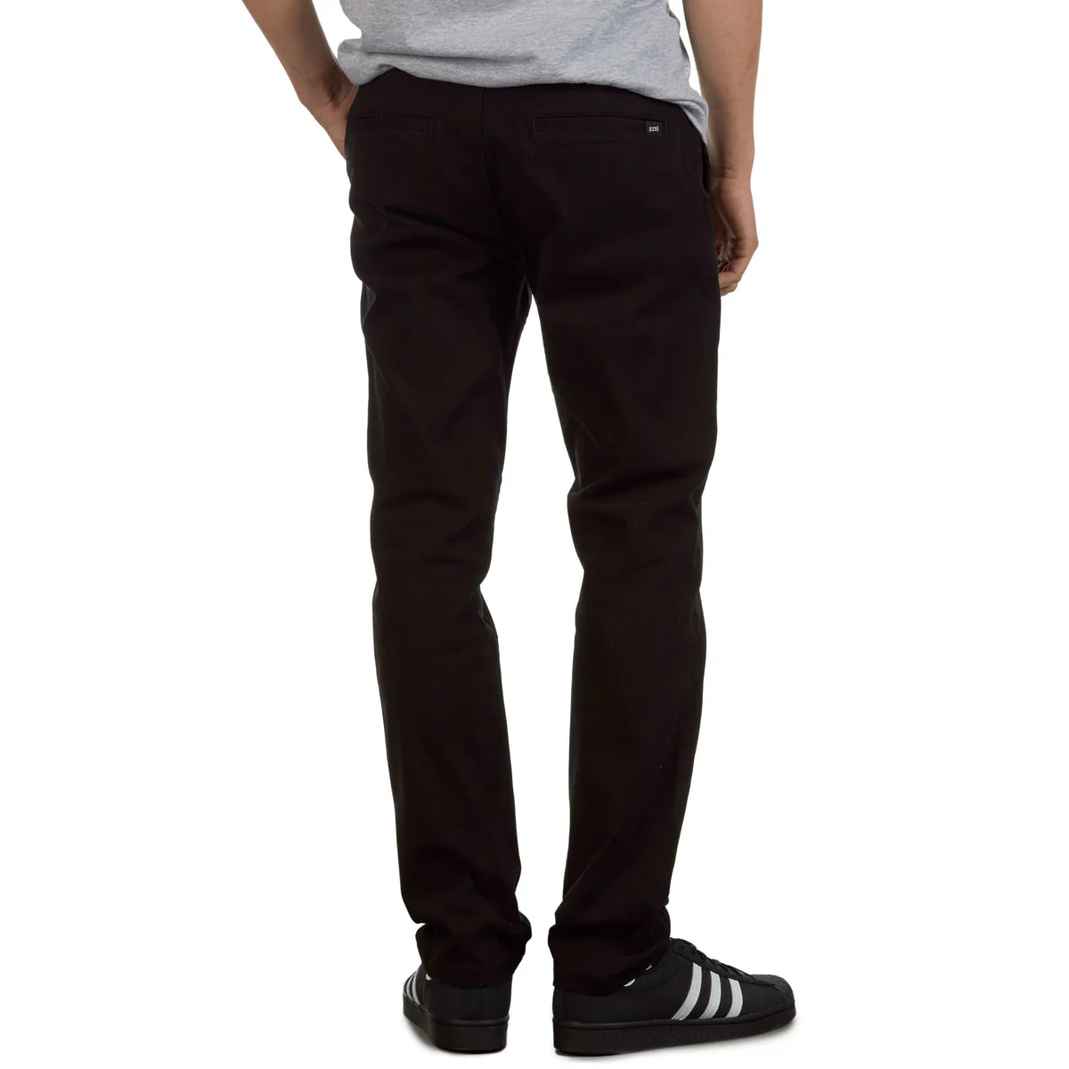 CCS Straight Stretch Chino Pants - Black - Image 5