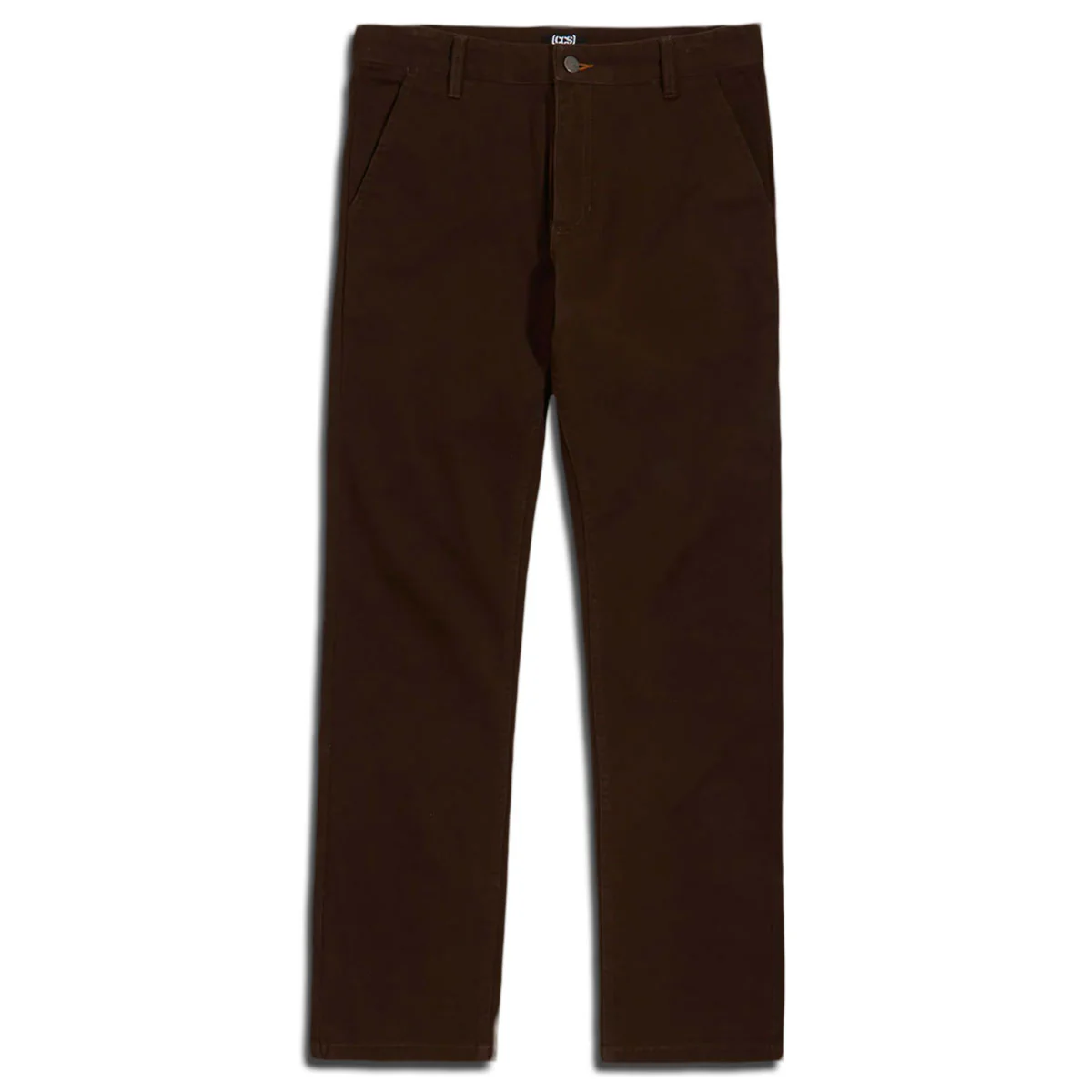 CCS Straight Stretch Chino Pants - Brown - Image 2