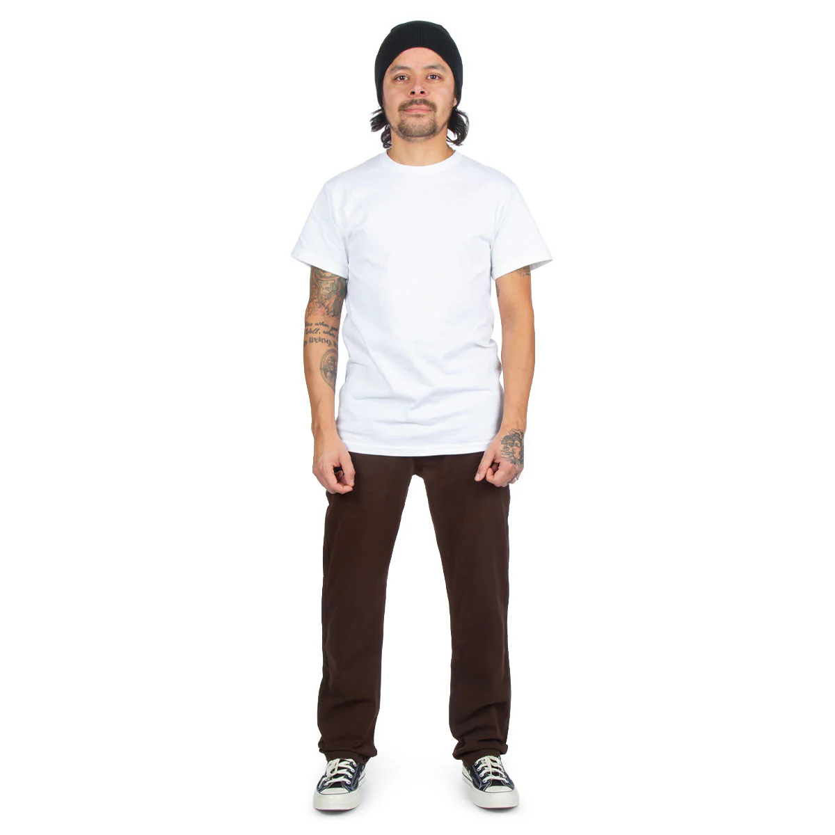 CCS Straight Stretch Chino Pants - Brown - Image 3