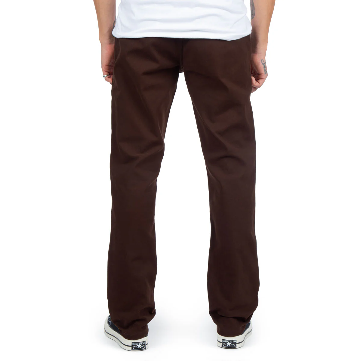 CCS Straight Stretch Chino Pants - Brown - Image 4