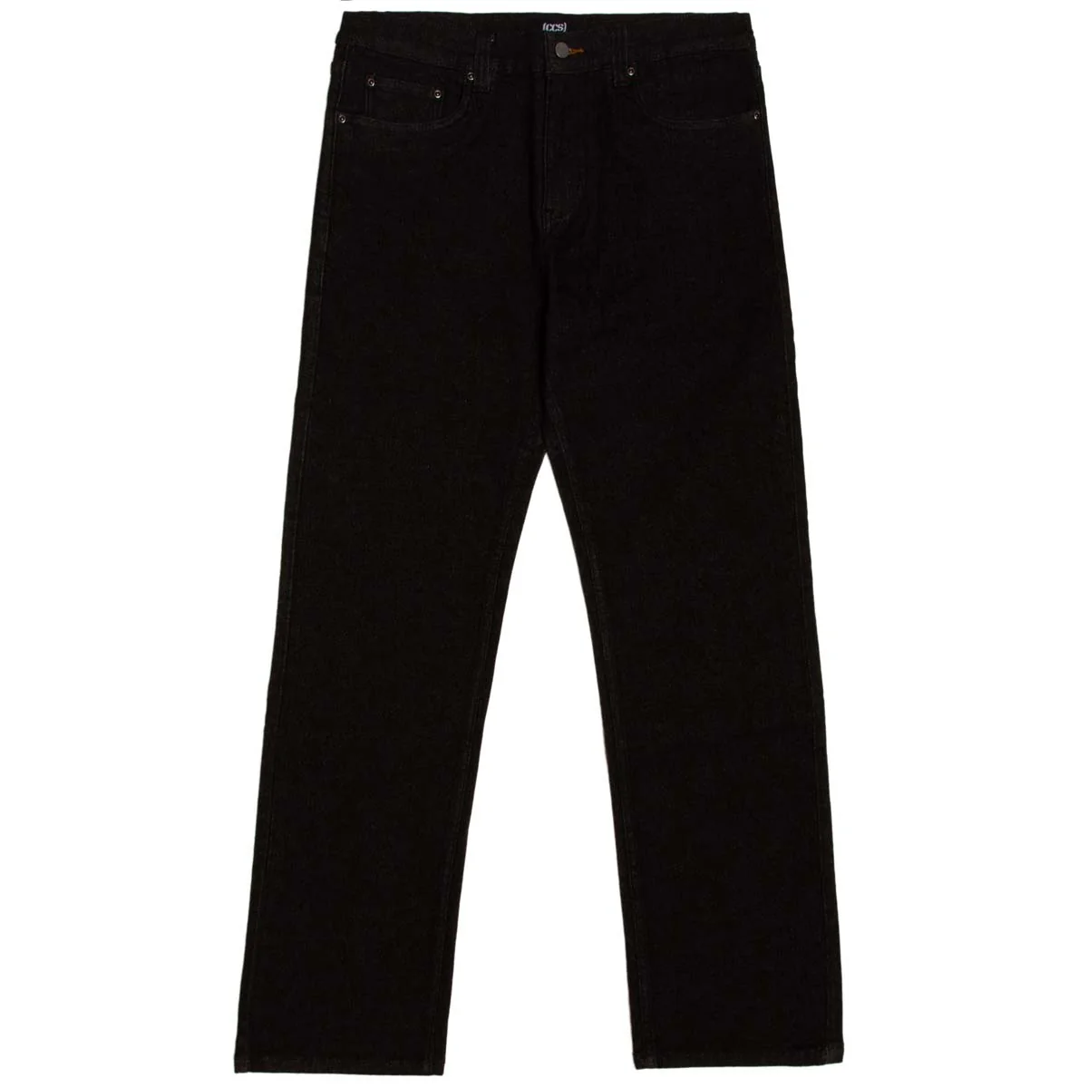 CCS Straight Stretch Denim Jeans - 12oz Black - Image 2