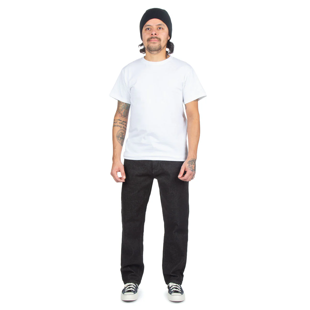 CCS Straight Stretch Denim Jeans - 12oz Black - Image 3