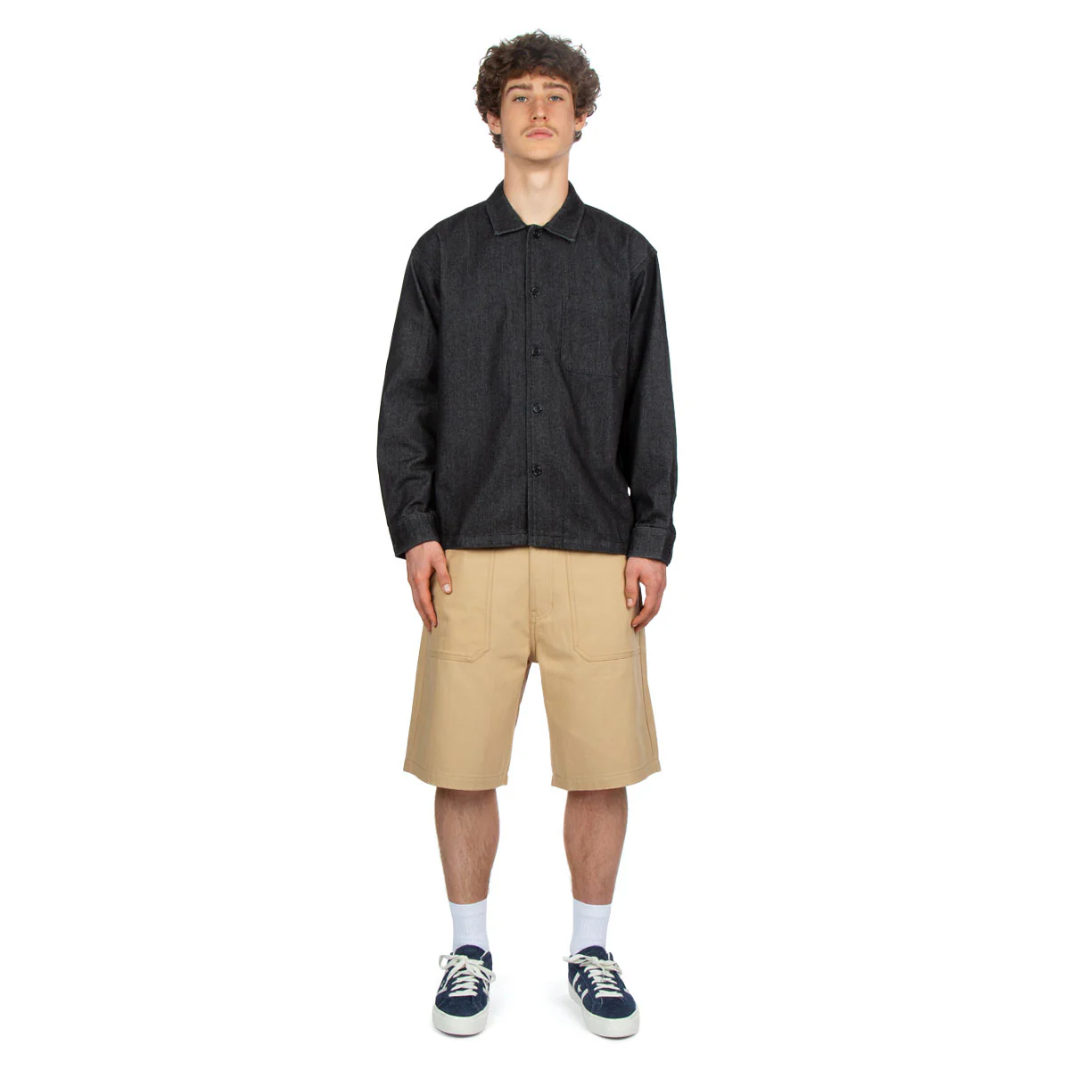 CCS Surplus Herringbone Shorts - Khaki - Image 4