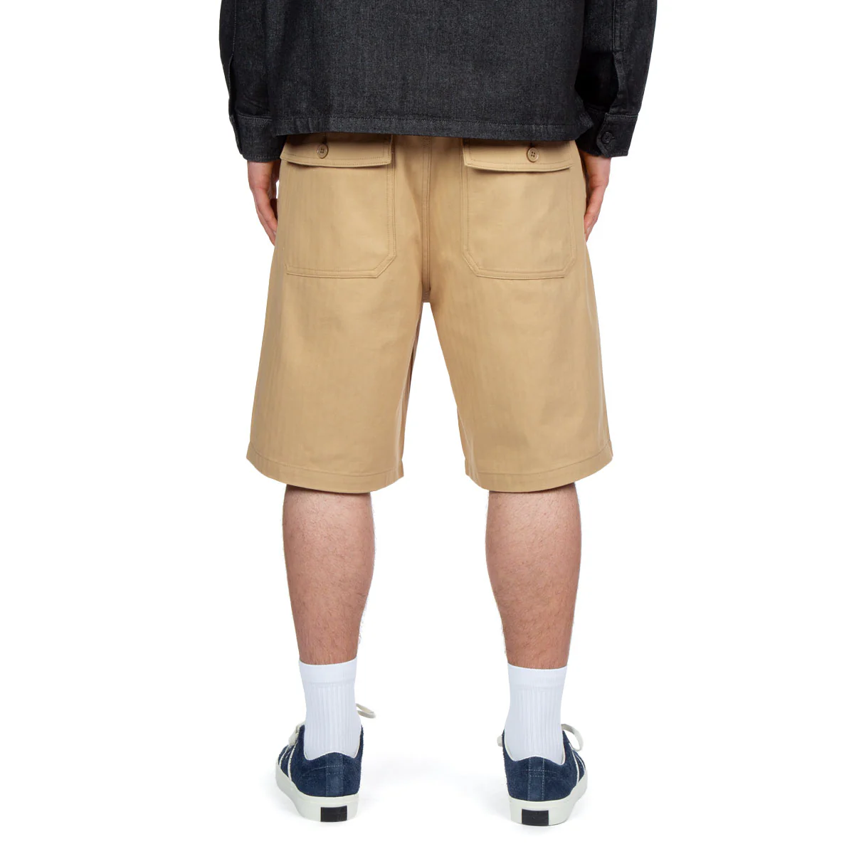 CCS Surplus Herringbone Shorts - Khaki - Image 5