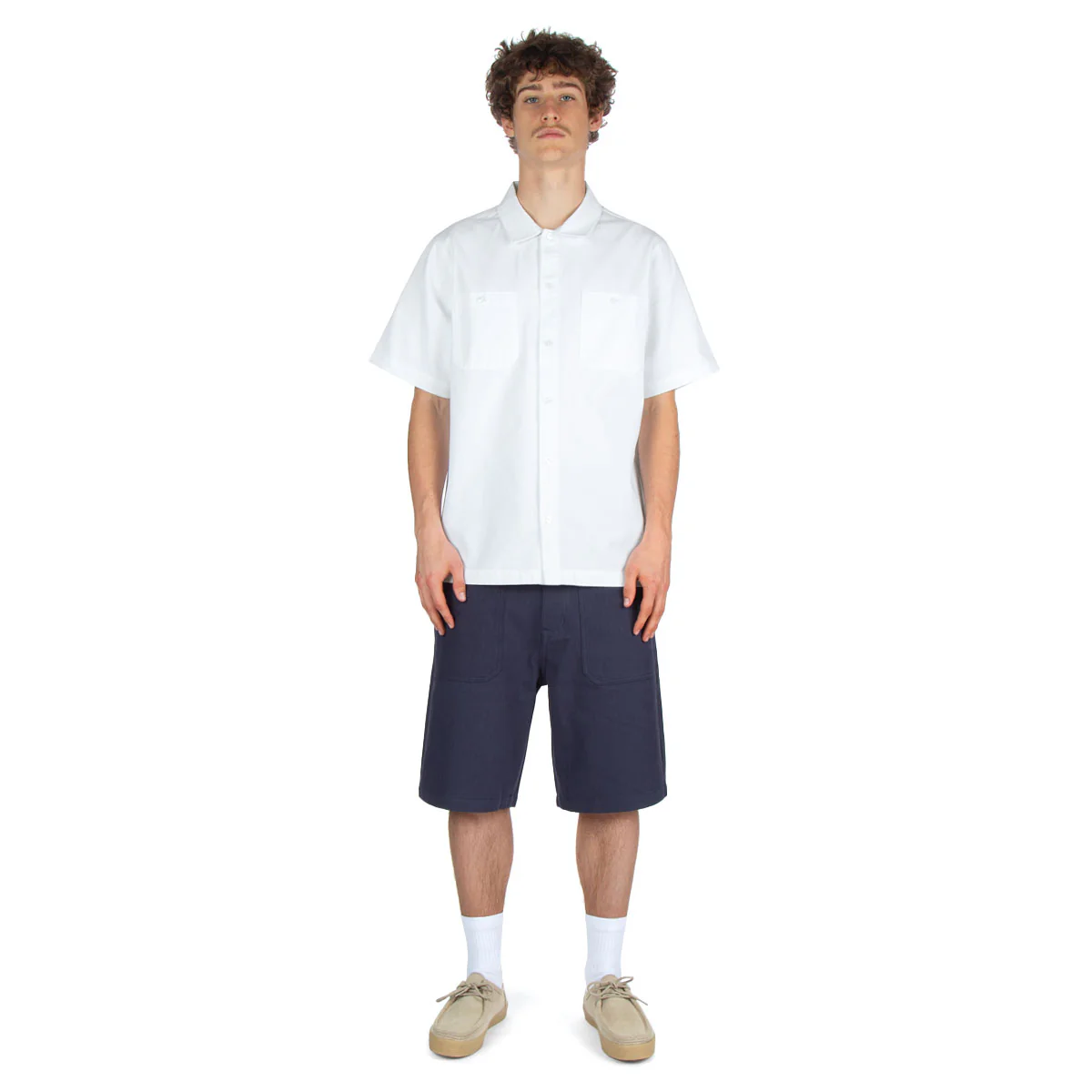 CCS Surplus Herringbone Shorts - Navy - Image 4