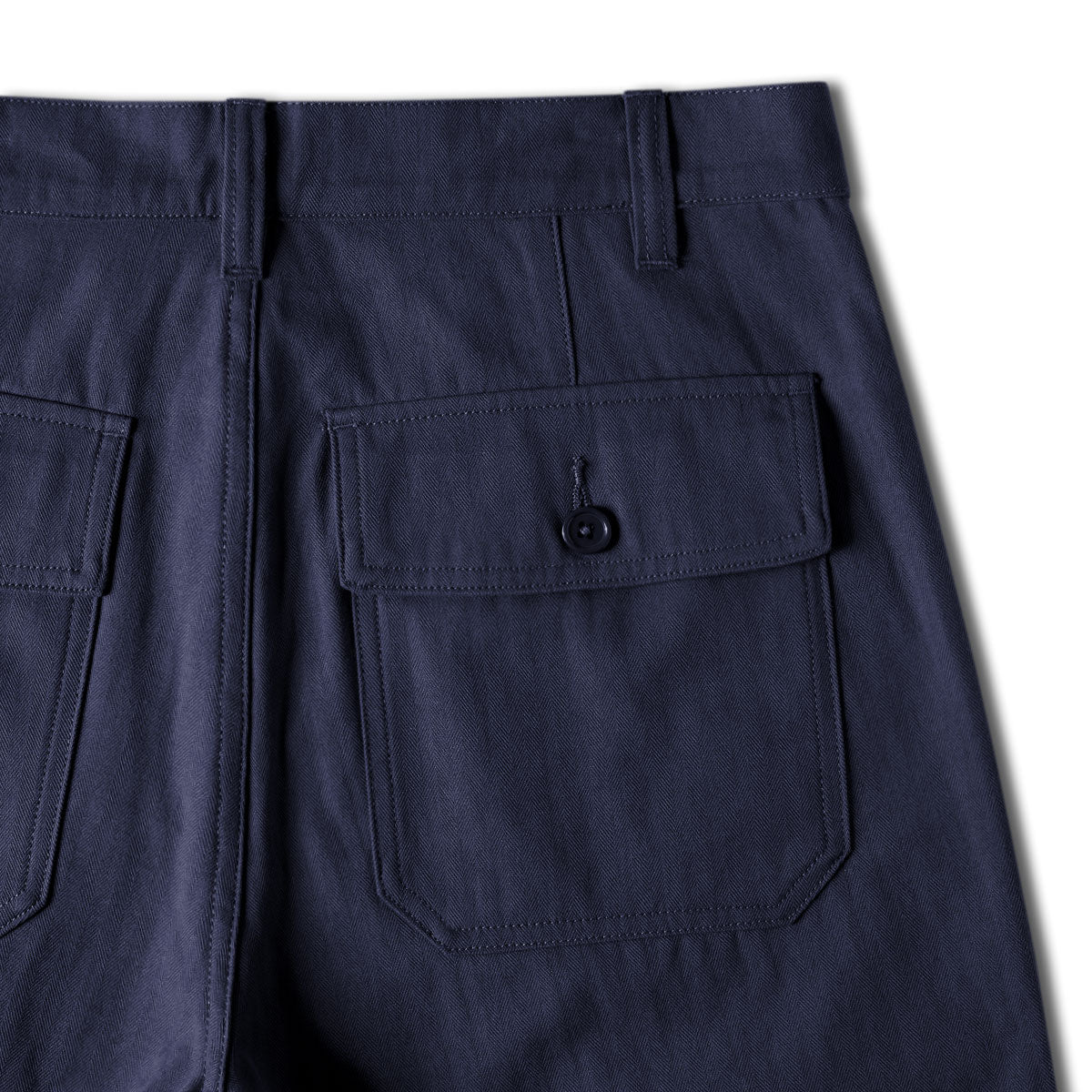 CCS Surplus Herringbone Shorts - Navy - Image 9
