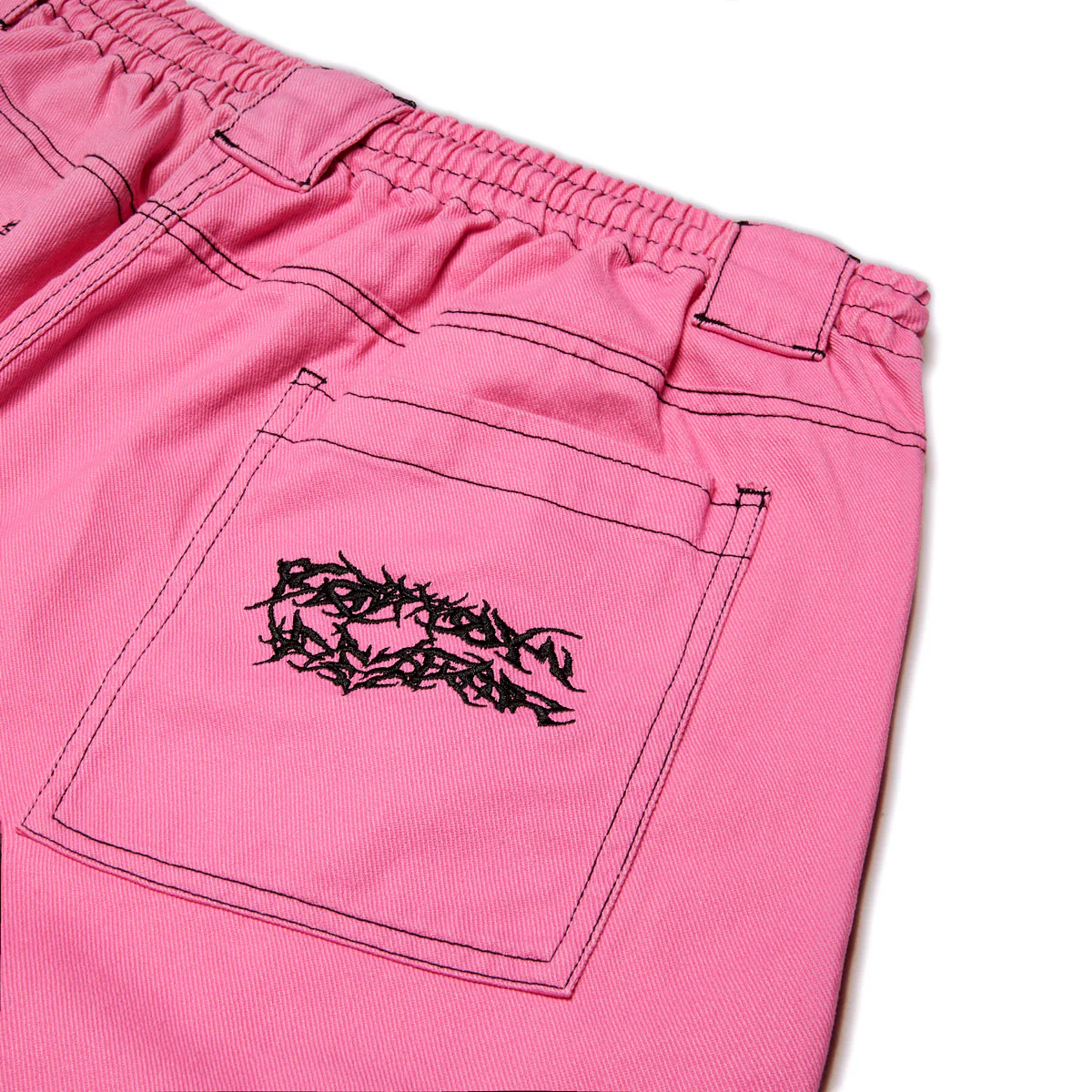 CCS Titus Twill Cargo Pants - Pink/Black - Image 6
