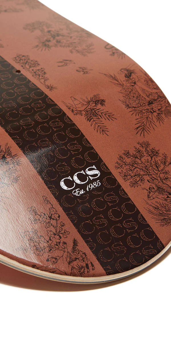 CCS Toile Skateboard Deck - Brown Root - Image 3