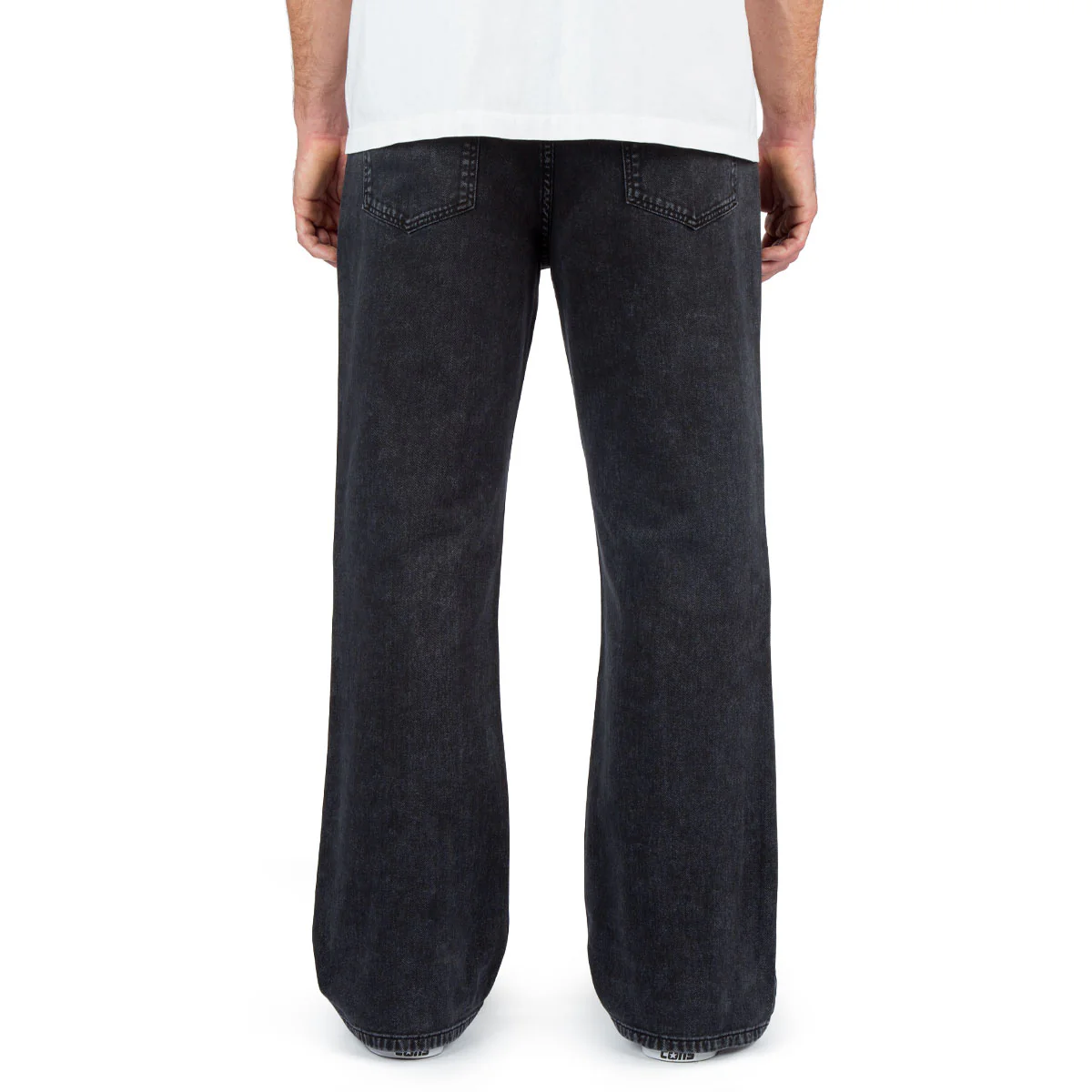 CCS Western Bootcut Denim Jeans - Acid Wash Black - Image 5