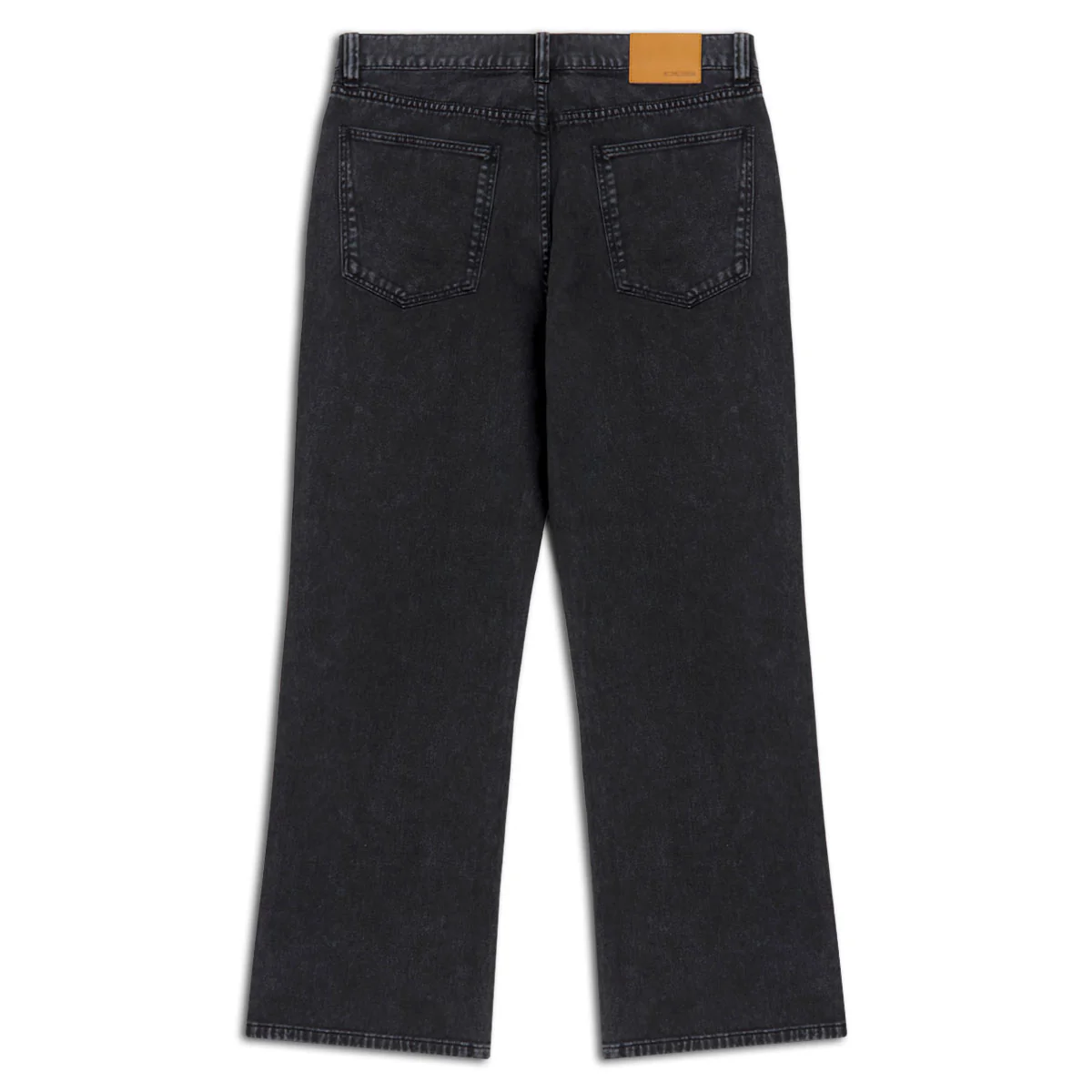 CCS Western Bootcut Denim Jeans - Acid Wash Black - Image 6