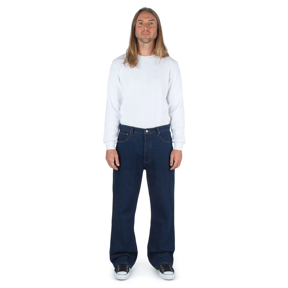 CCS Western Bootcut Denim Jeans - Overdyed Navy - Image 3