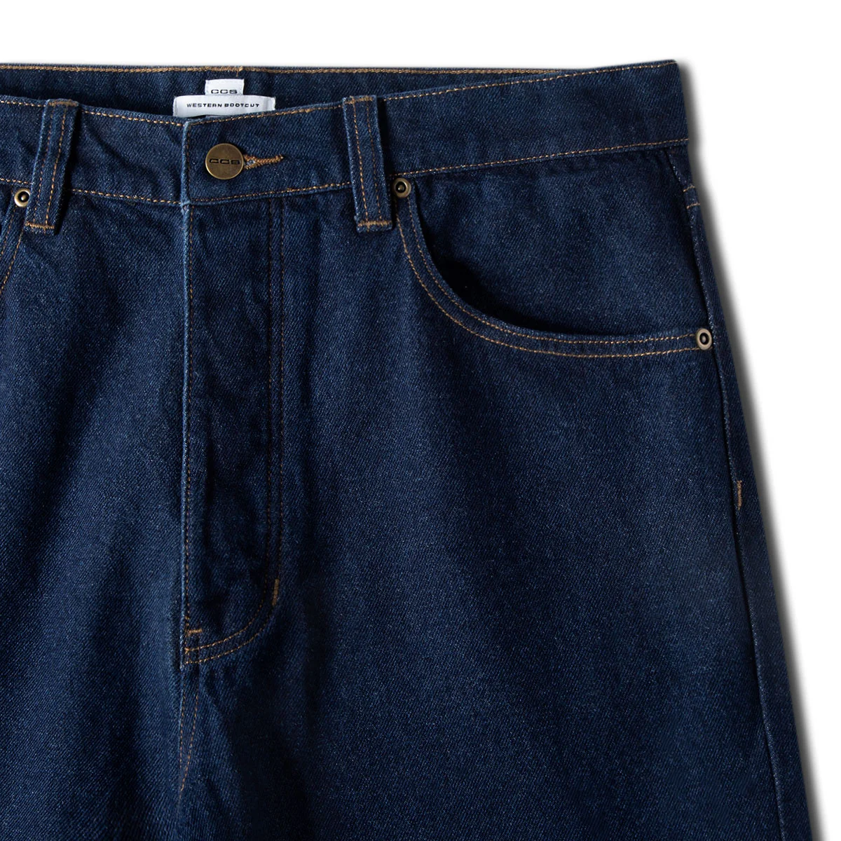 CCS Western Bootcut Denim Jeans - Overdyed Navy - Image 6