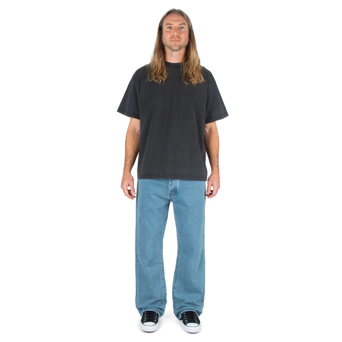 CCS Western Bootcut Denim Jeans - Rinsed Blue - Image 3