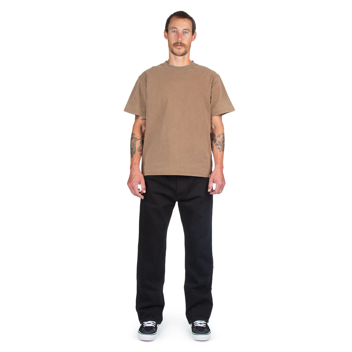 CCS Western Straight Denim Jeans - Black - Image 4