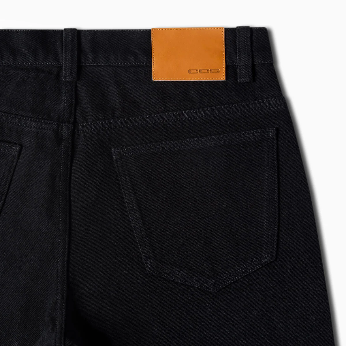 CCS Western Straight Denim Jeans - Black - Image 8