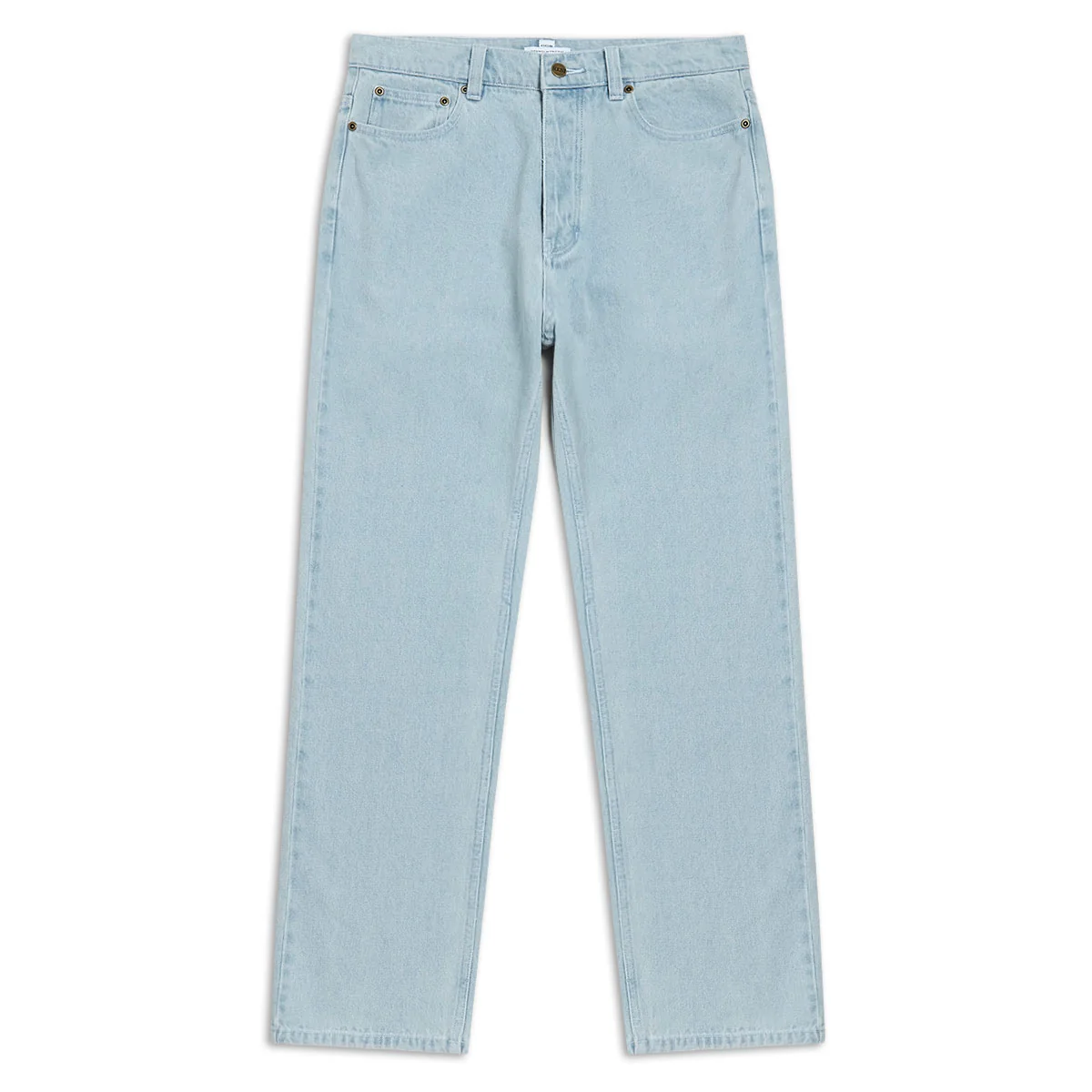 CCS Western Straight Denim Jeans - Bleach Wash - Image 3
