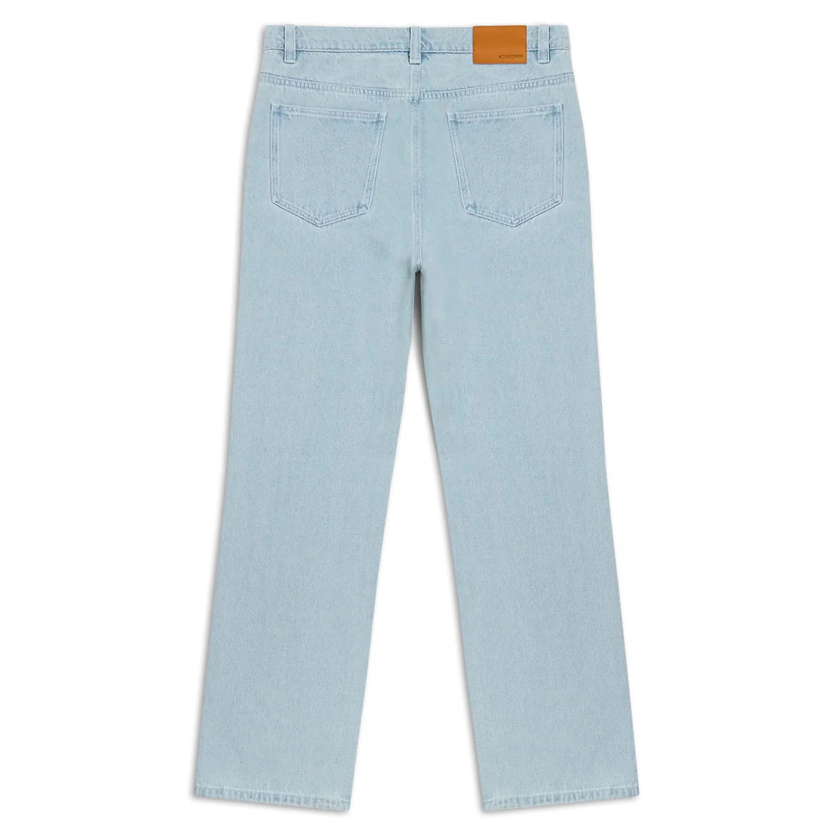 CCS Western Straight Denim Jeans - Bleach Wash - Image 6