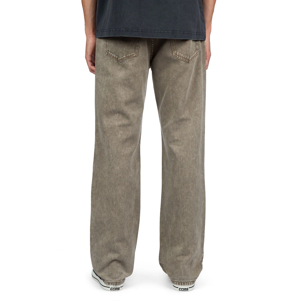 CCS Western Straight Denim Jeans - Faded Brown - Image 5