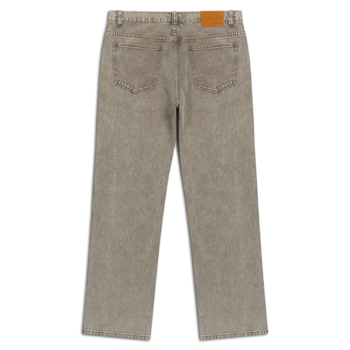 CCS Western Straight Denim Jeans - Faded Brown - Image 6