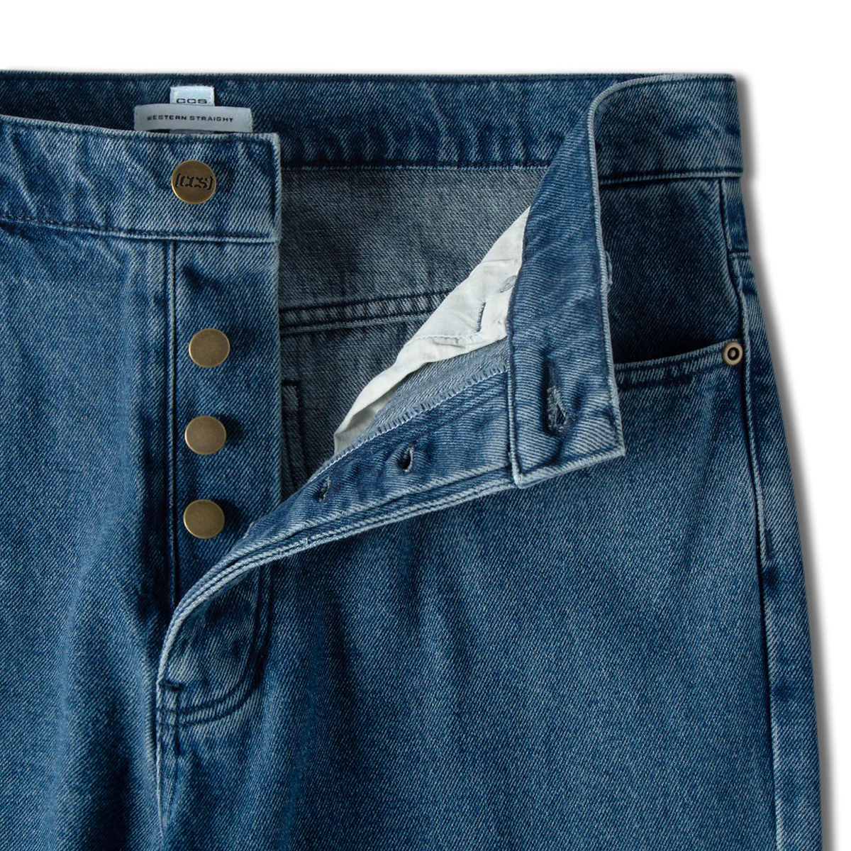 CCS Western Straight Denim Jeans - True Blue - Image 9