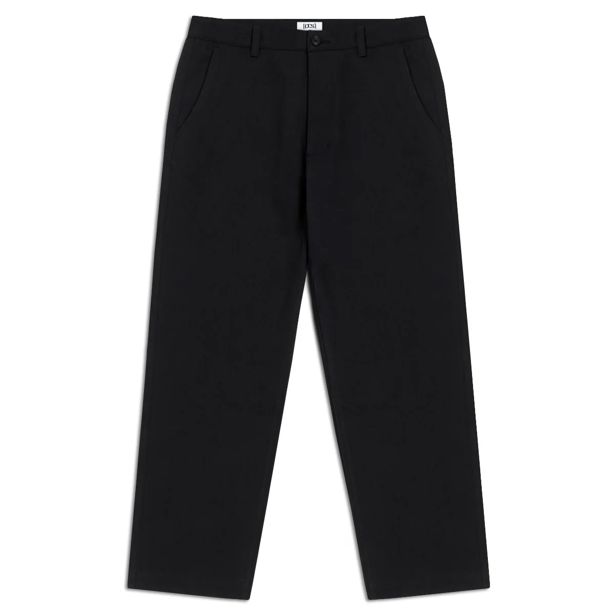 CCS Wide Leg Chino Pants - Black - Image 3