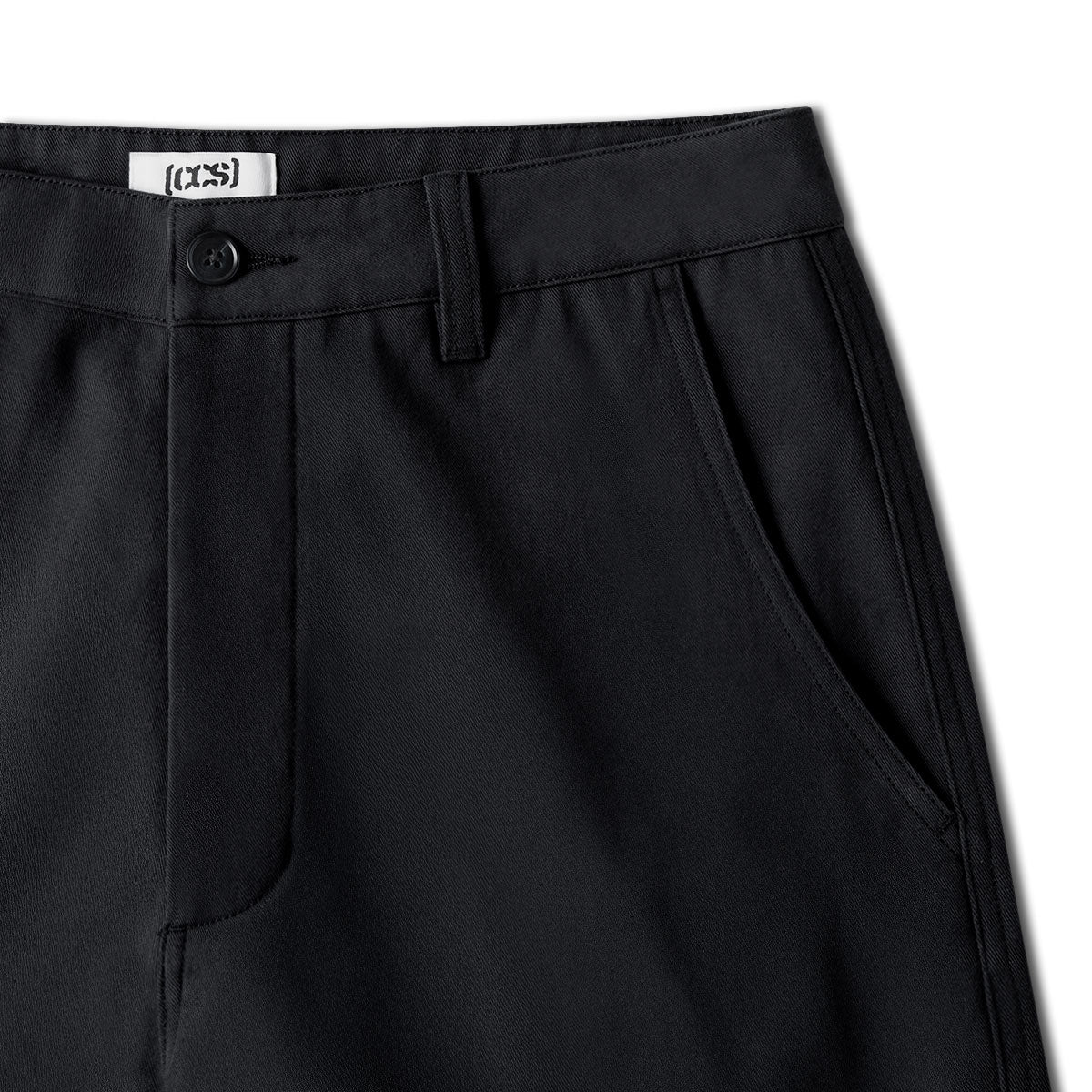 CCS Wide Leg Chino Pants - Black - Image 7