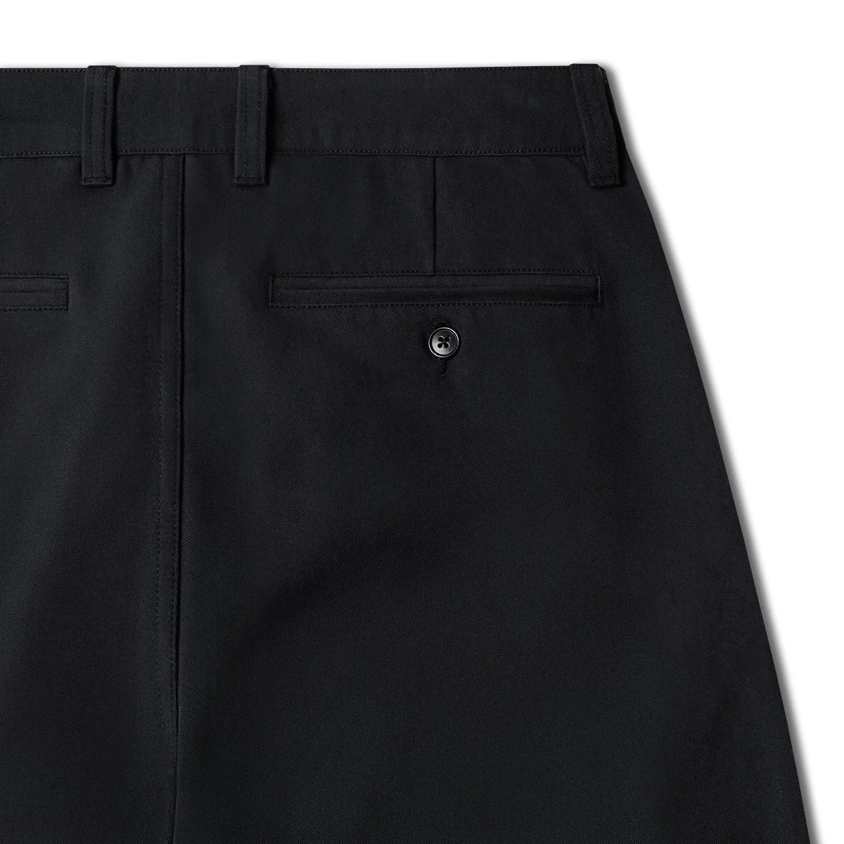 CCS Wide Leg Chino Pants - Black - Image 8