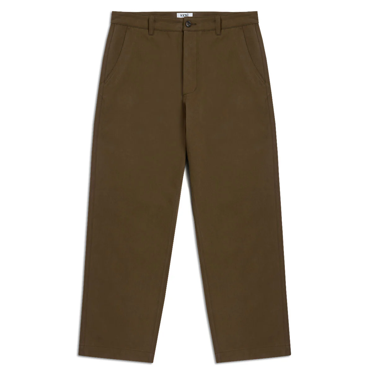 CCS Wide Leg Chino Pants - Brown - Image 3
