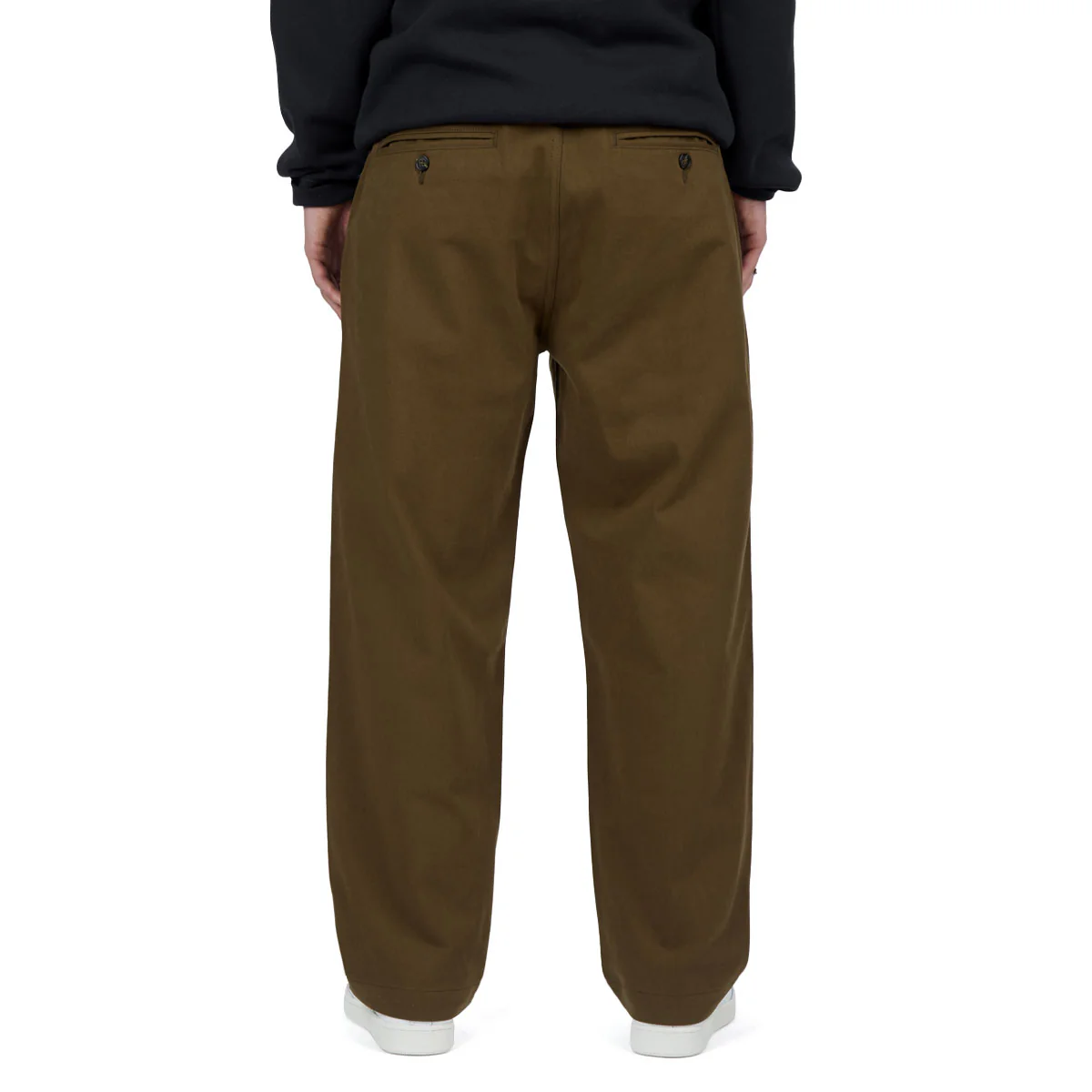 CCS Wide Leg Chino Pants - Brown - Image 5