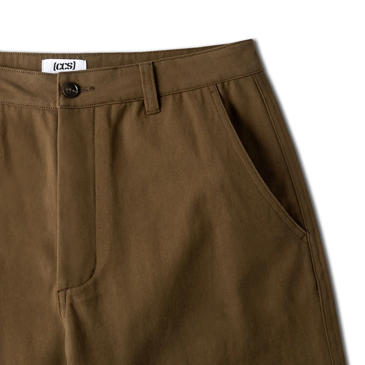 CCS Wide Leg Chino Pants - Brown - Image 8