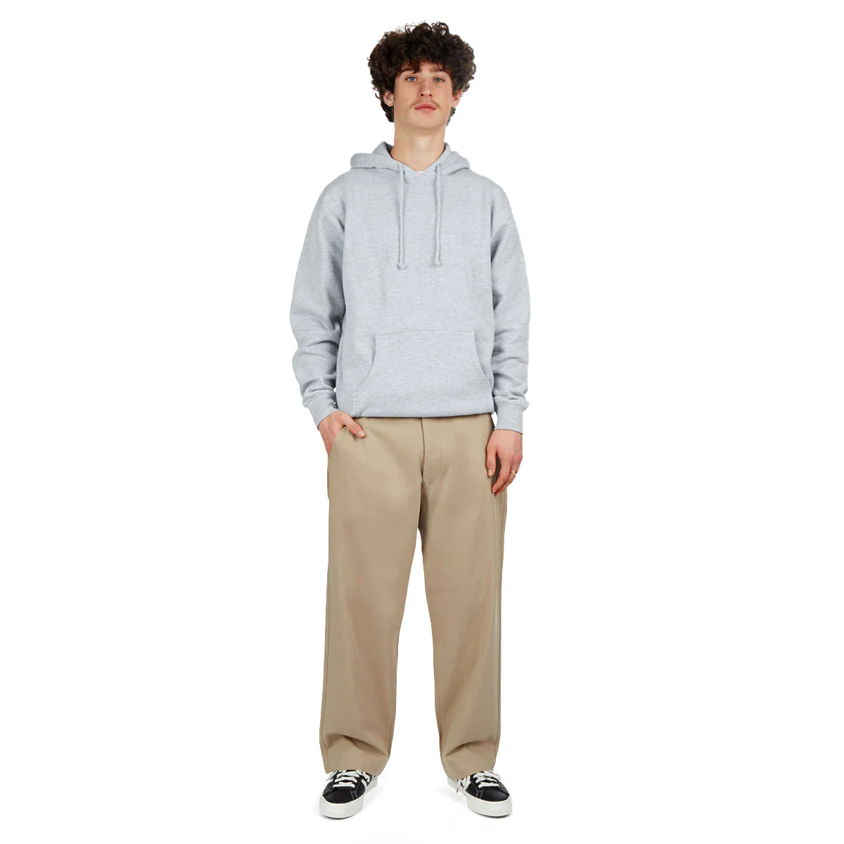 CCS Wide Leg Chino Pants - Khaki - Image 4