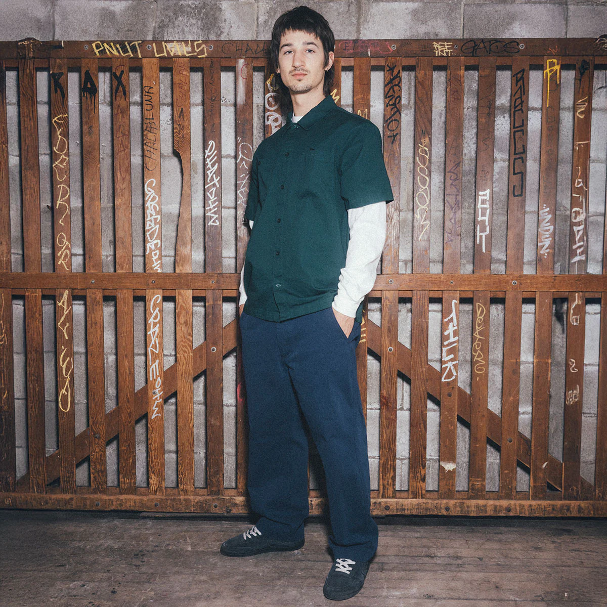 CCS Heavy Cotton Work Shirt - Hunter Green - Image 7