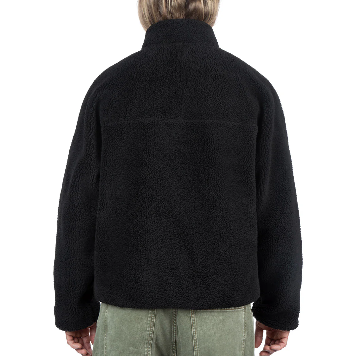 CCS Worldwide Sherpa Fleece Jacket - Black - Image 4